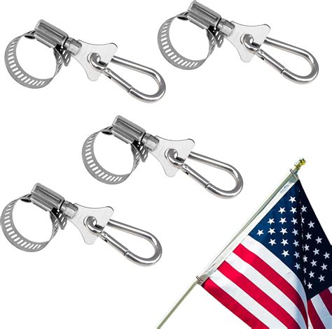 flagpole for house with metal clips|flag clips fasteners.